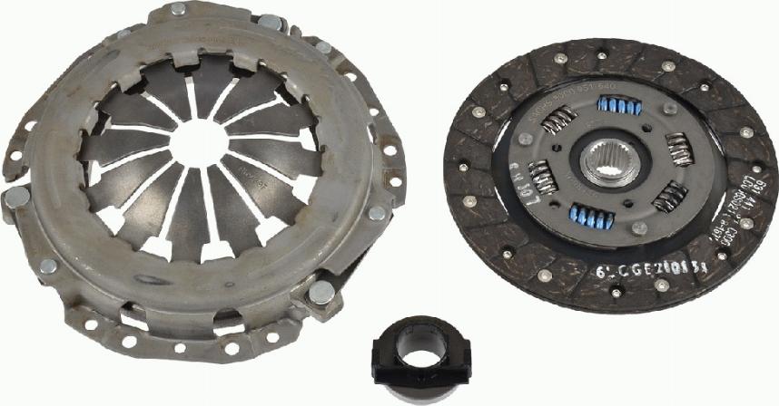 SACHS 3000 951 540 - Clutch Kit autospares.lv