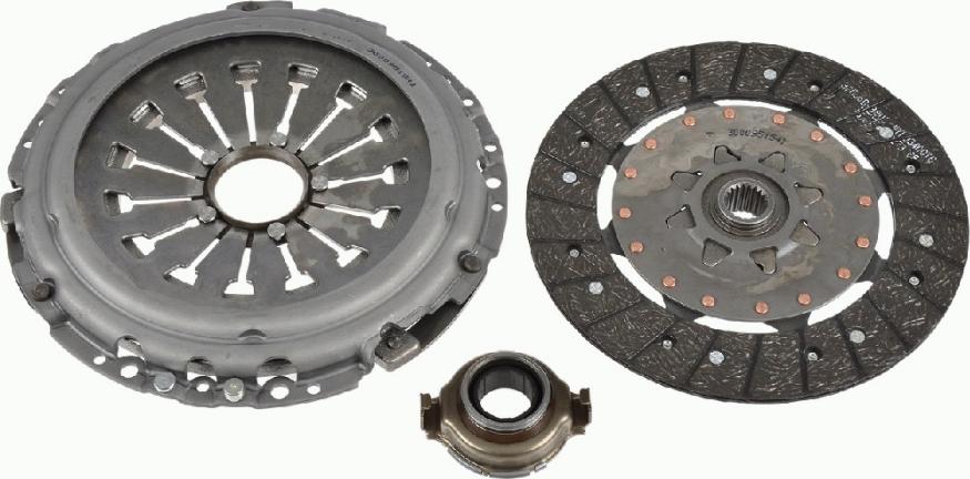 SACHS 3000 951 541 - Clutch Kit autospares.lv