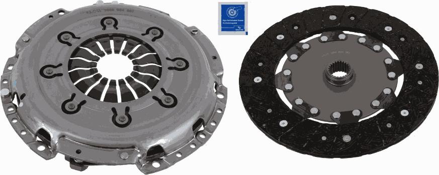 SACHS 3000 951 587 - Clutch Kit autospares.lv