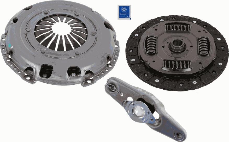 SACHS 3000 951 575 - Clutch Kit autospares.lv