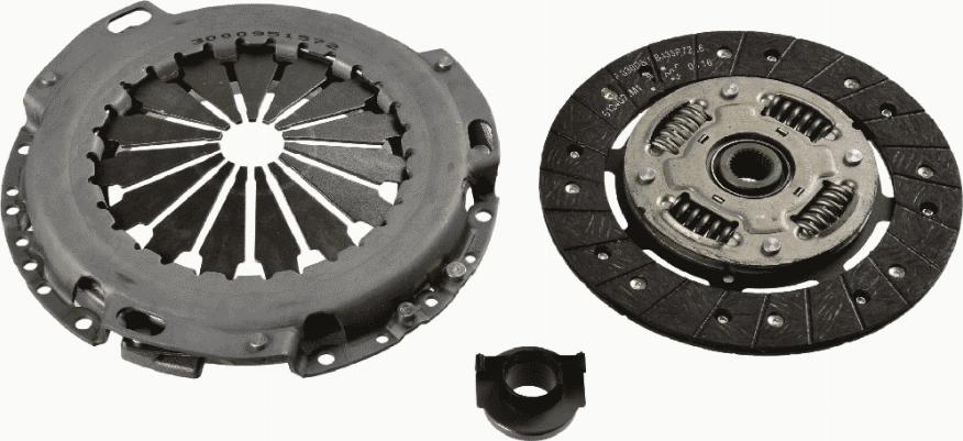 SACHS 3000 951 572 - Clutch Kit autospares.lv