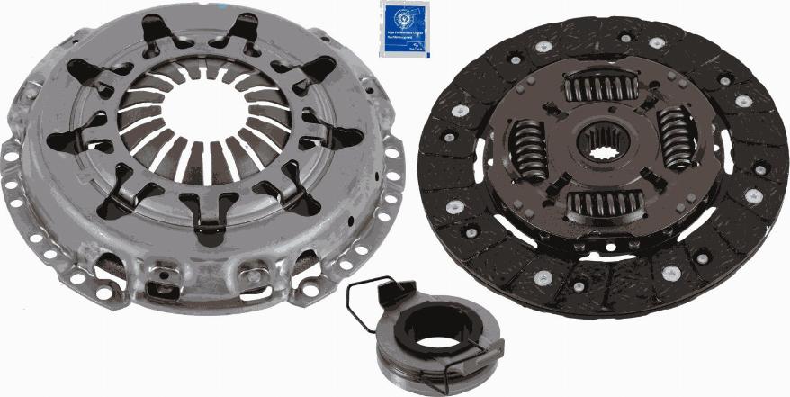 SACHS 3000 951 660 - Clutch Kit autospares.lv