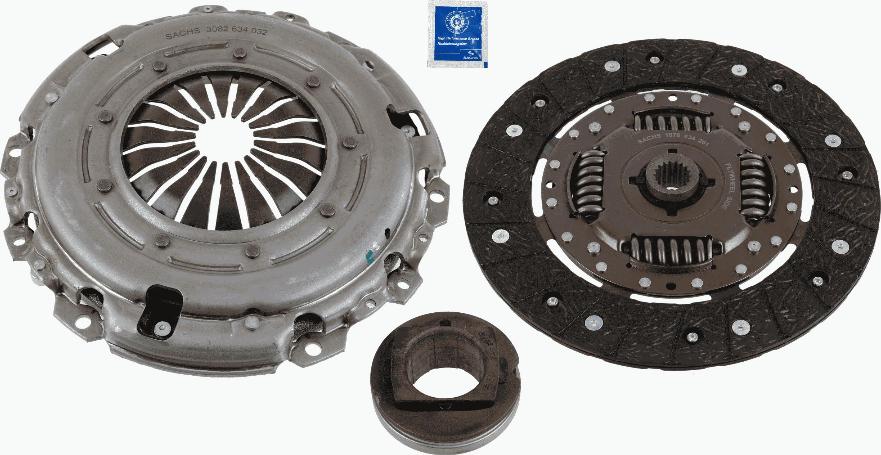 SACHS 3000 951 619 - Clutch Kit autospares.lv