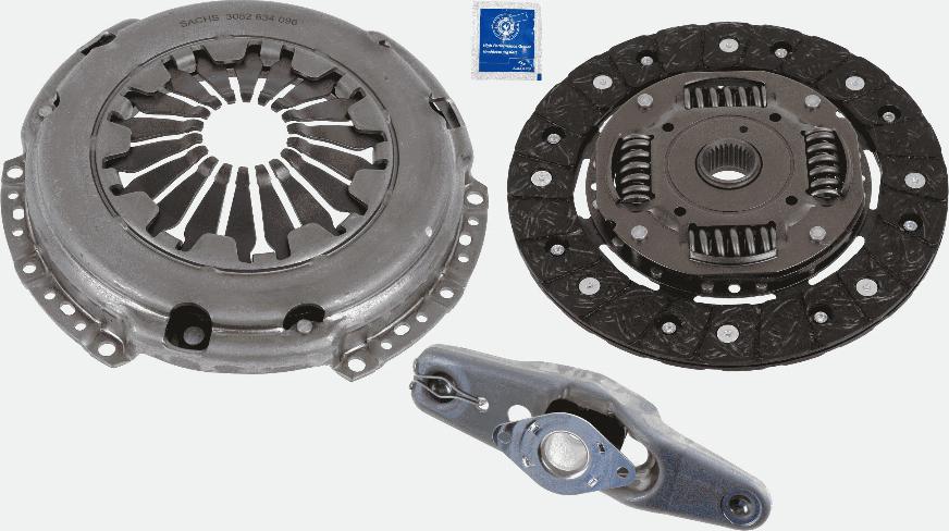 SACHS 3000 951 624 - Clutch Kit autospares.lv