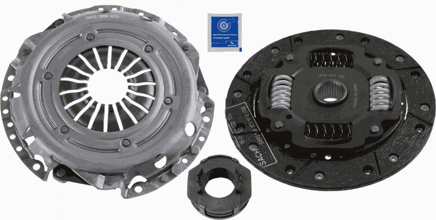 SACHS 3 000 951 027 - Clutch Kit autospares.lv