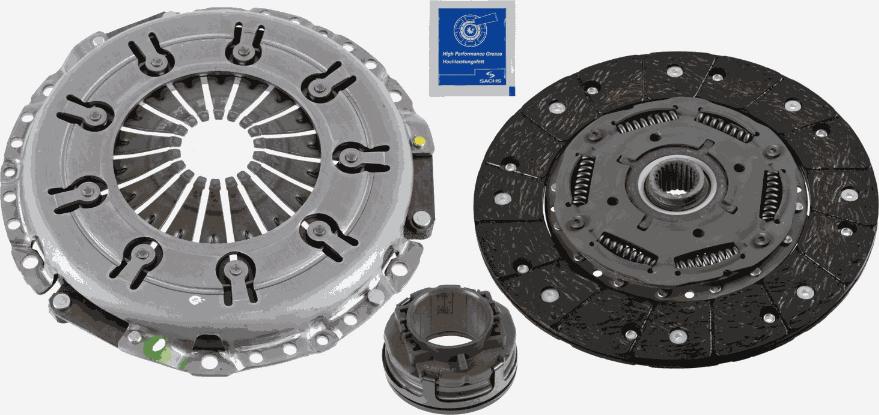 SACHS 3000 951 117 - Clutch Kit autospares.lv