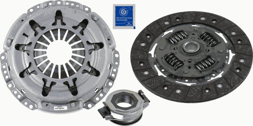 SACHS 3000 951 179 - Clutch Kit autospares.lv