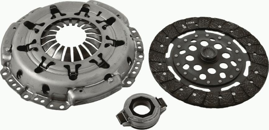 SACHS 3000 951 869 - Clutch Kit autospares.lv