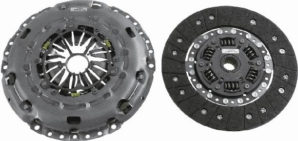 SACHS 3 000 951 812 - Clutch Kit autospares.lv