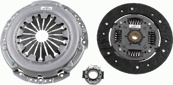 SACHS 3 000 951 348 - Clutch Kit autospares.lv