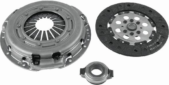 SACHS 3 000 951 384 - Clutch Kit autospares.lv