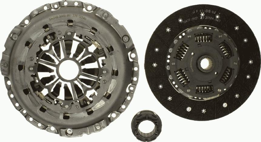 SACHS 3000 951 226 - Clutch Kit autospares.lv