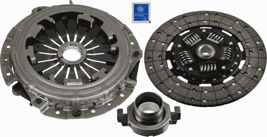 SACHS 3000 951 228 - Clutch Kit autospares.lv