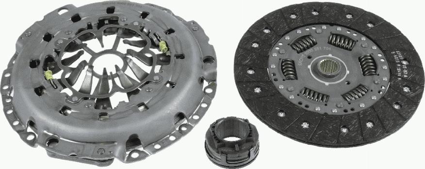 SACHS 3 000 951 705 - Clutch Kit autospares.lv