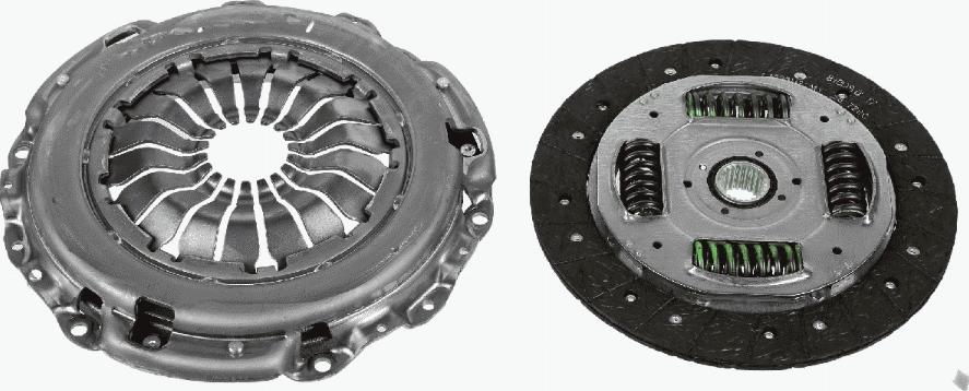 SACHS 3 000 951 778 - Clutch Kit autospares.lv