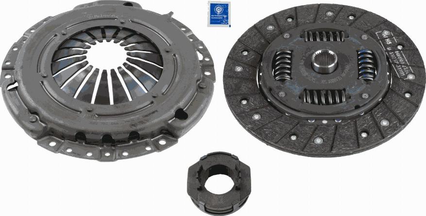 SACHS 3000 961 601 - Clutch Kit autospares.lv