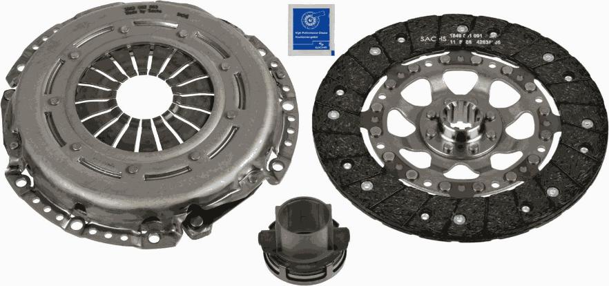 SACHS 3000 970 093 - Clutch Kit autospares.lv