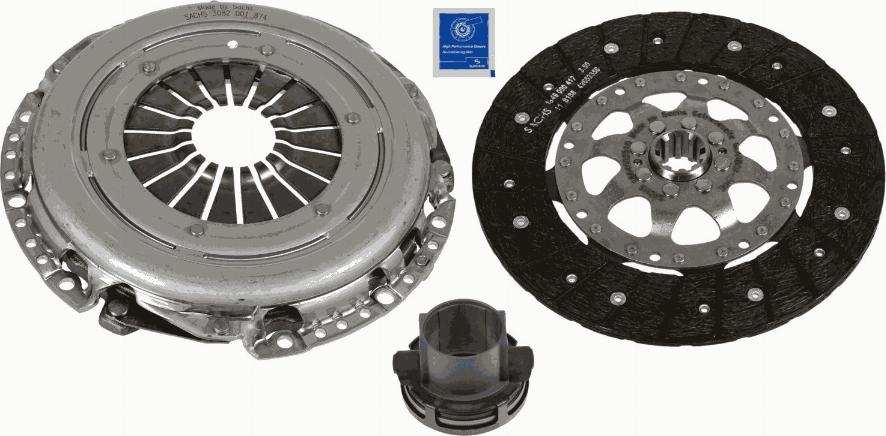 SACHS 3000 970 092 - Clutch Kit autospares.lv