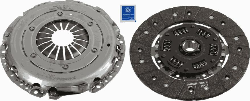 SACHS 3000 970 089 - Clutch Kit autospares.lv