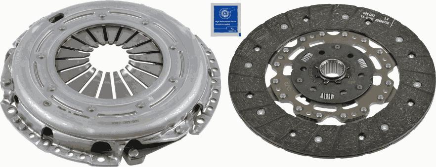 SACHS 3000 970 037 - Clutch Kit autospares.lv