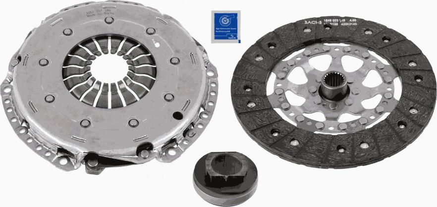 SACHS 3000 970 106 - Clutch Kit autospares.lv