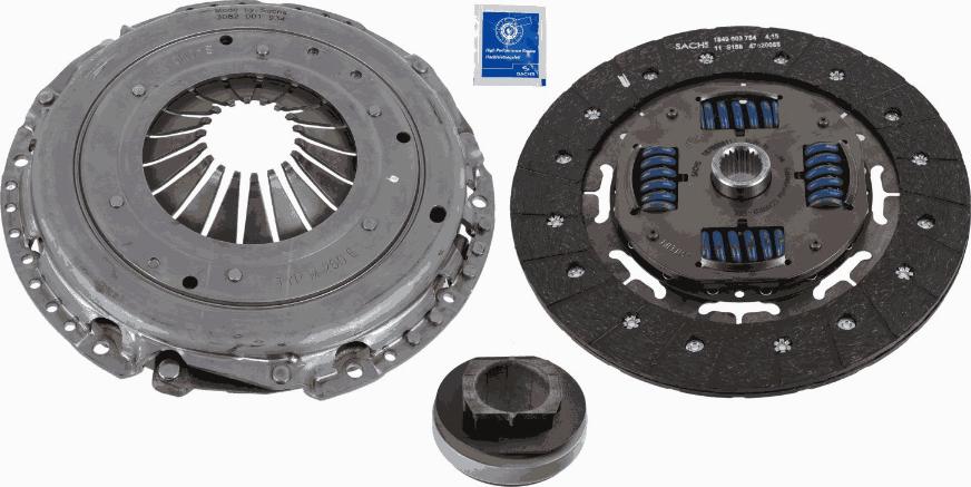 SACHS 3000 970 116 - Clutch Kit autospares.lv