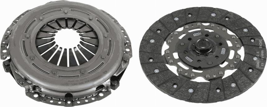 SACHS 3000 970 113 - Clutch Kit autospares.lv