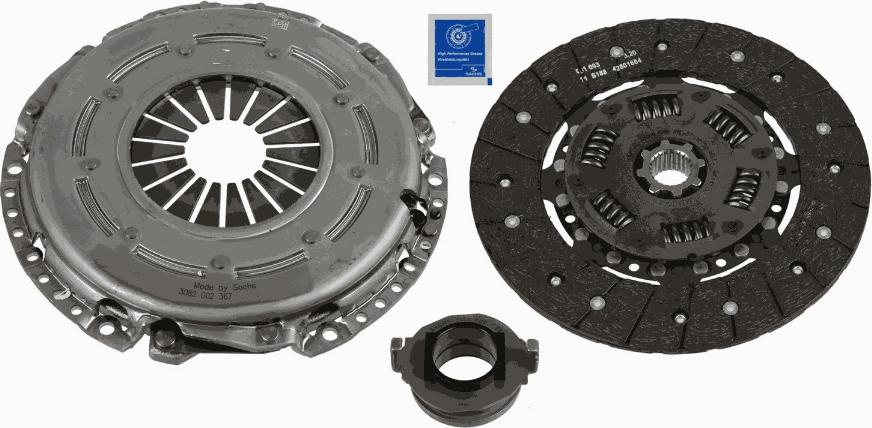 SACHS 3000 970 112 - Clutch Kit autospares.lv