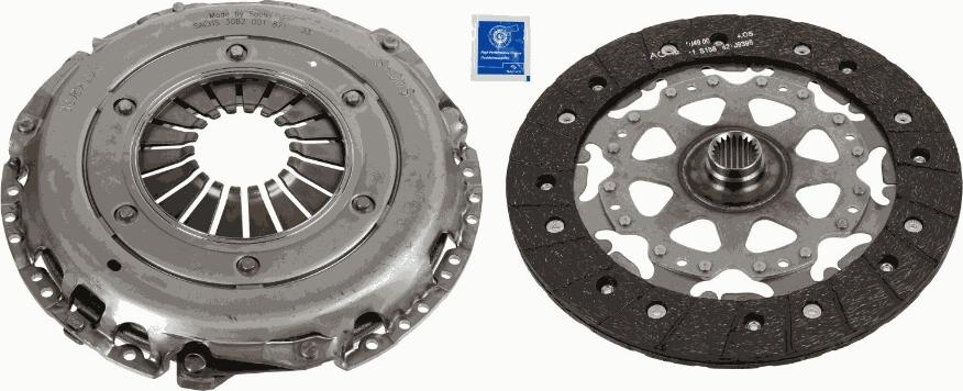 SACHS 3000 970 137 - Clutch Kit autospares.lv