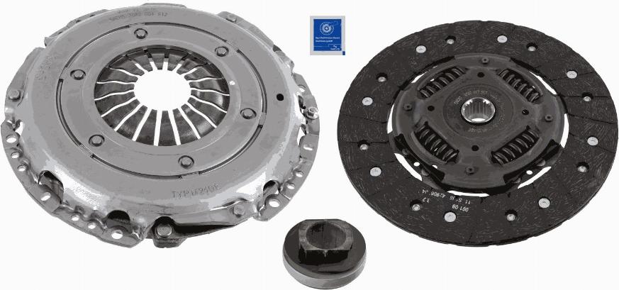 SACHS 3000 970 125 - Clutch Kit autospares.lv