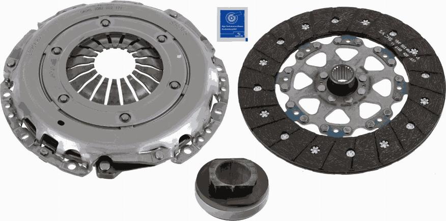 SACHS 3000 970 123 - Clutch Kit autospares.lv