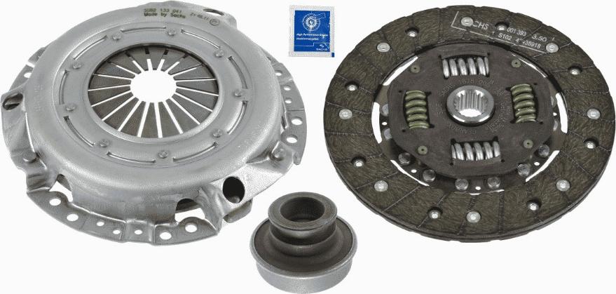 SACHS 3 000 198 001 - Clutch Kit autospares.lv