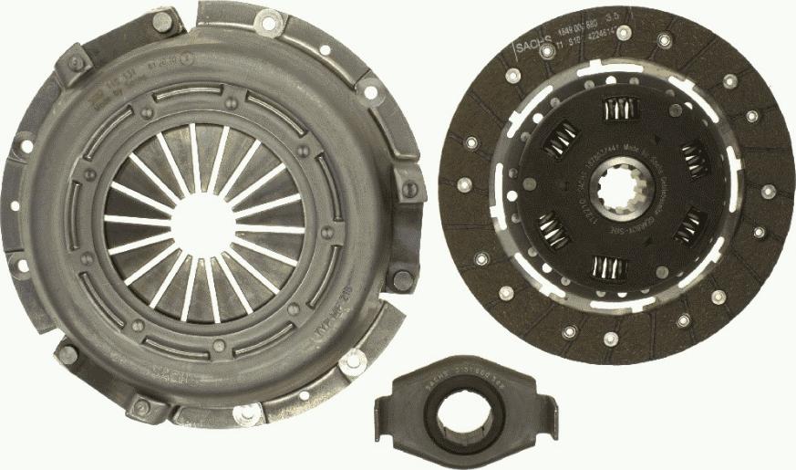 SACHS 3 000 165 002 - Clutch Kit autospares.lv