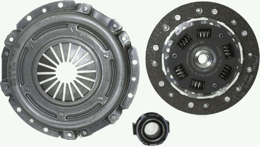 SACHS 3 000 167 001 - Clutch Kit autospares.lv