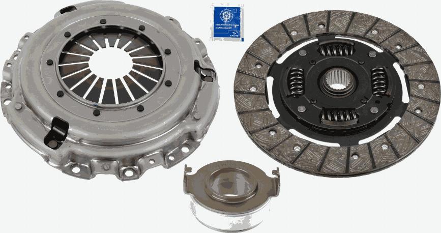 SACHS 3000 845 302 - Clutch Kit autospares.lv