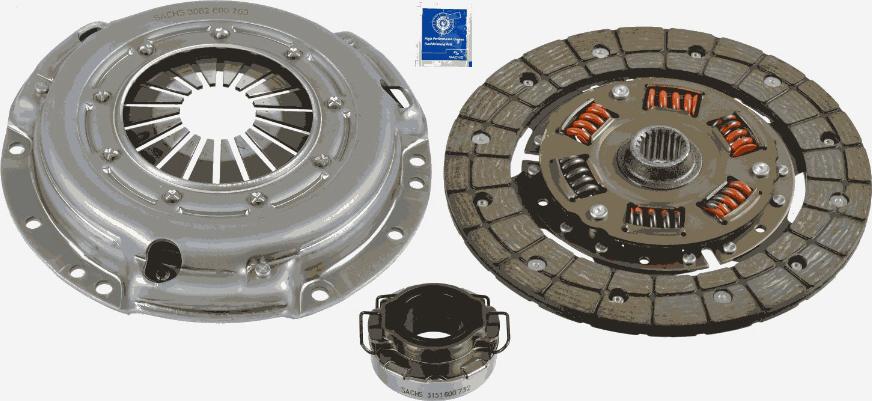 SACHS 3000 840 201 - Clutch Kit autospares.lv