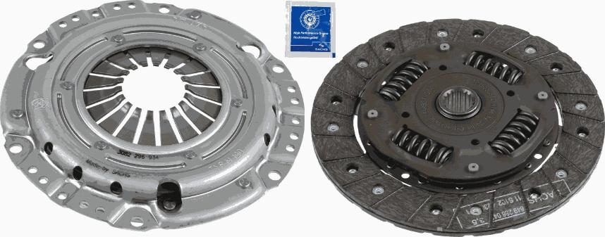 SACHS 3000 842 806 - Clutch Kit autospares.lv