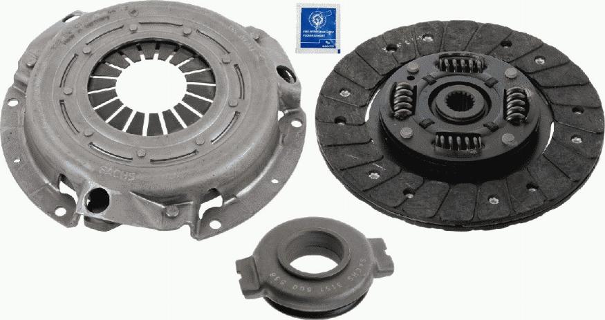 SACHS 3000 825 901 - Clutch Kit autospares.lv