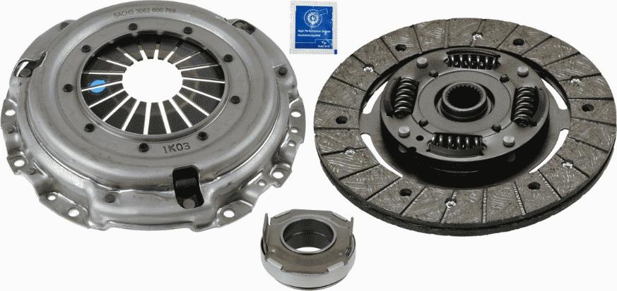 SACHS 3 000 821 501 - Clutch Kit autospares.lv