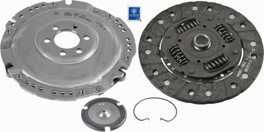 SACHS 3 000 287 002 - Clutch Kit autospares.lv