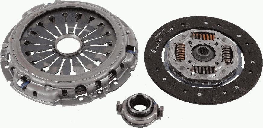 SACHS 3 000 727 001 - Clutch Kit autospares.lv