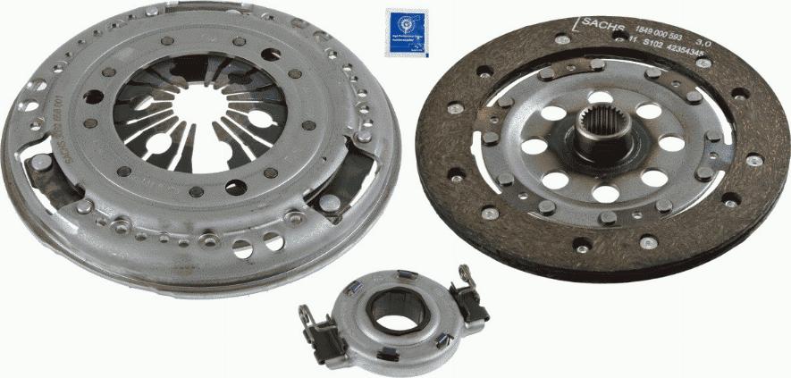 SACHS 3 000 777 001 - Clutch Kit autospares.lv