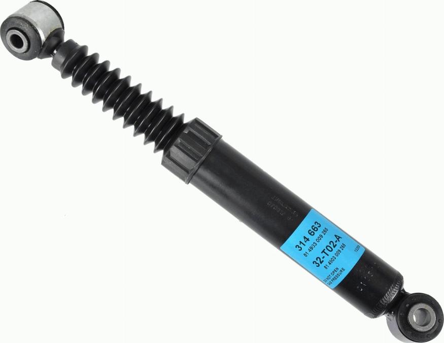 SACHS 314 663 - Shock Absorber autospares.lv