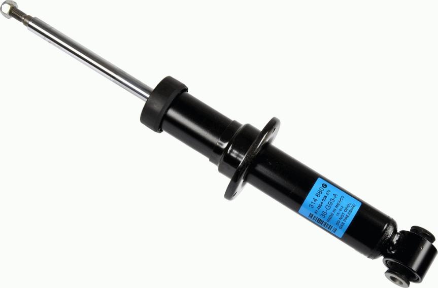 SACHS 314 880 - Shock Absorber autospares.lv