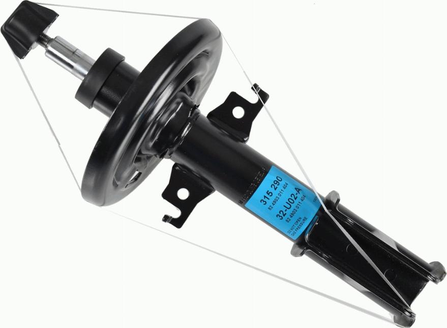 SACHS 315 290 - Shock Absorber autospares.lv