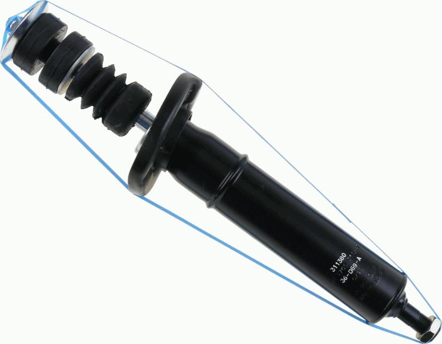 SACHS 311 380 - Shock Absorber autospares.lv