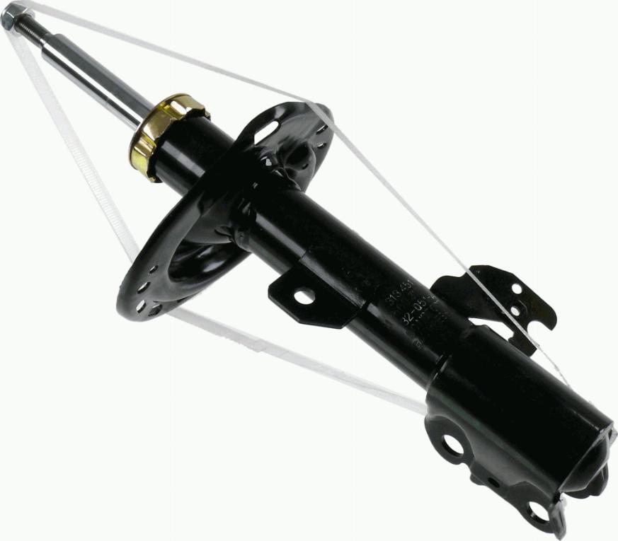 SACHS 313 451 - Shock Absorber autospares.lv