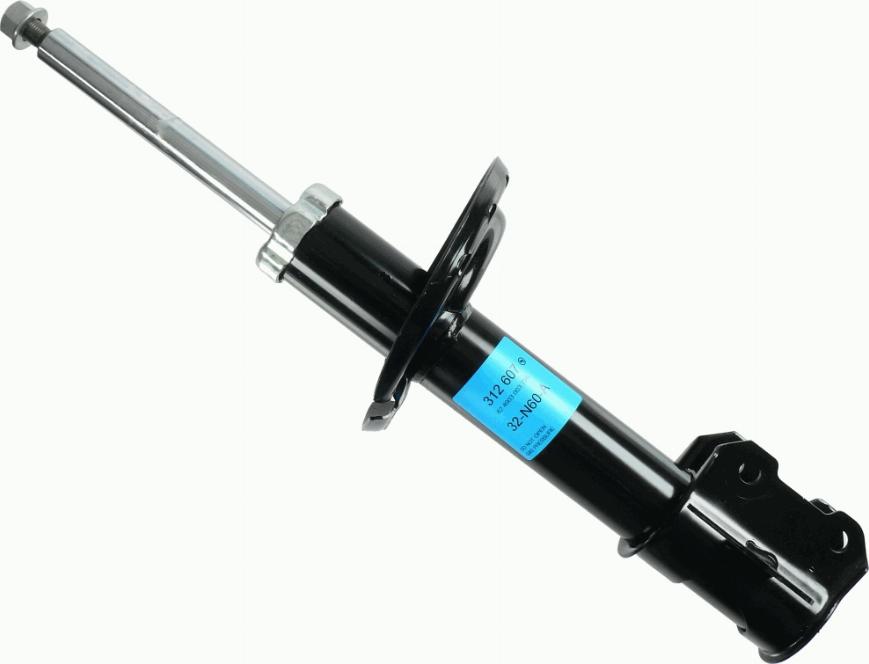 SACHS 312 607 - Shock Absorber autospares.lv