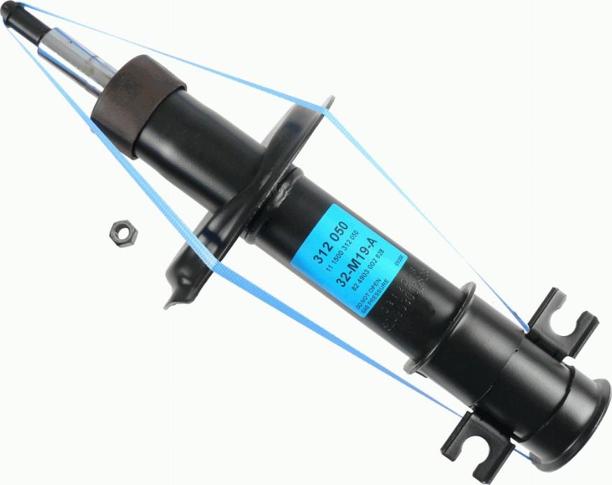 SACHS 312 050 - Shock Absorber autospares.lv