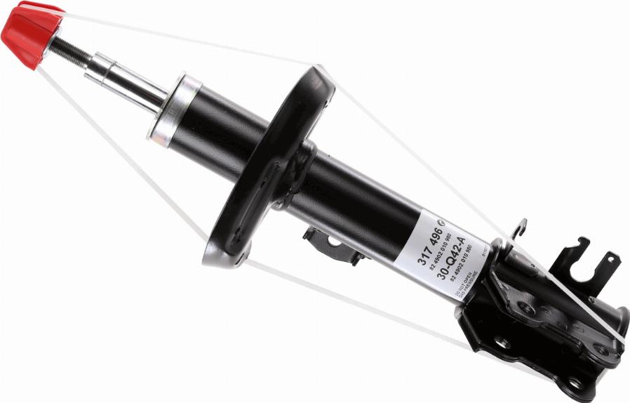 SACHS 317 496 - Shock Absorber autospares.lv